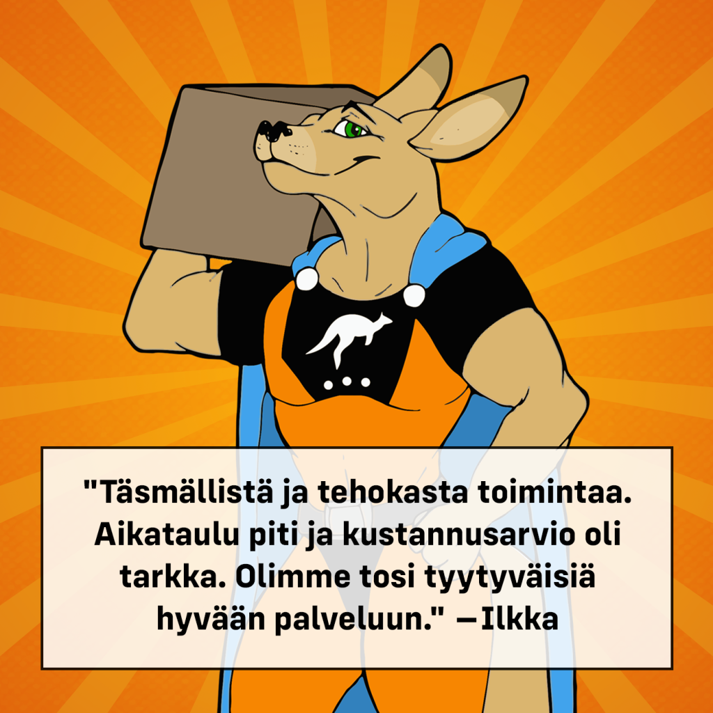 Muuttopalvelu Sipoo. Ilkka kertoo miten muuttomme sujui.