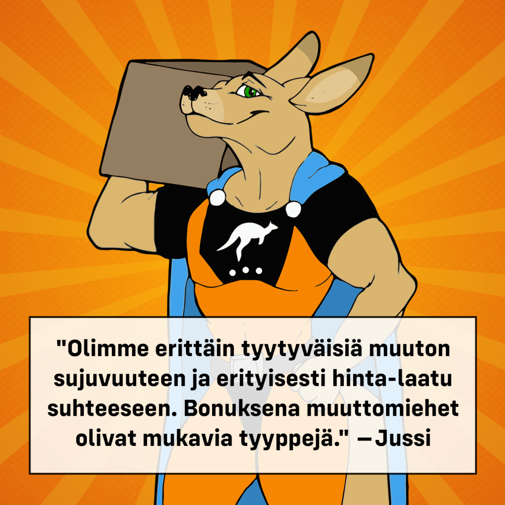 Muuttopalvelu Sipoo. Asiakkaiden kommentteja muuttopalvelustamme. Jussi kertoo oman tarinansa.