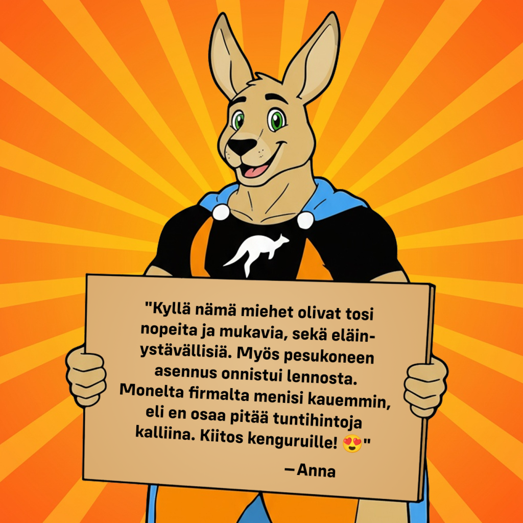 Muuttopalvelu Järvenpää. Anna kertoo mitä mieltä on on meidän muuttopalvelusta.